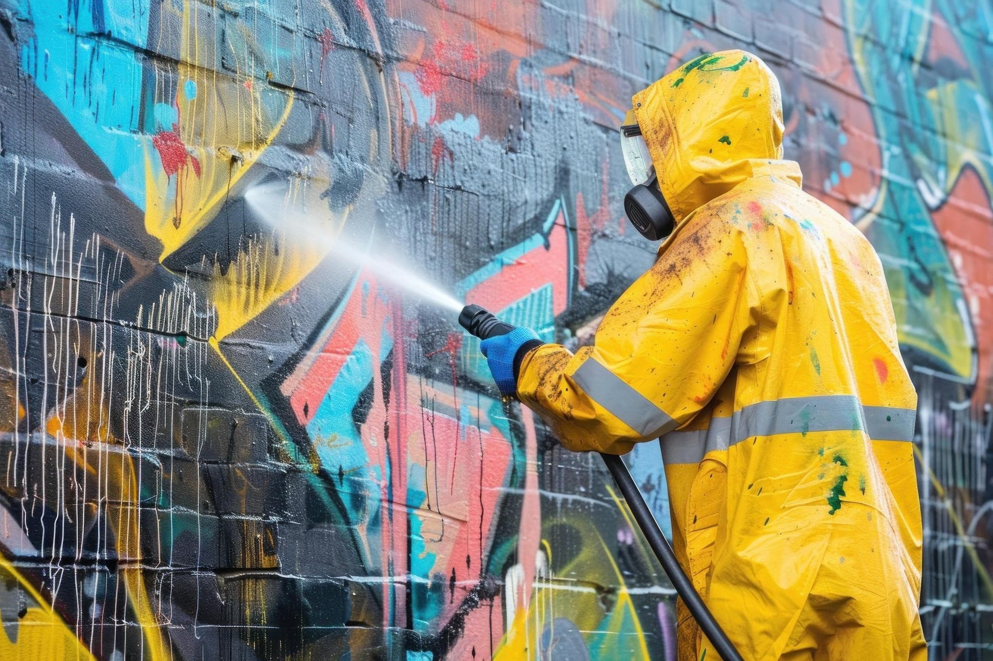 GRATIS graffiti laten verwijderen door uw Stad