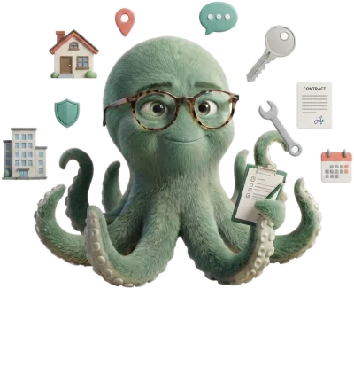 Sebas-octopus, de mascotte van Sebas